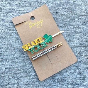 NEW Berry / Nordstrom “Shake Your Shamrock” St. Pattie’s Barrette’s Bobby Pins